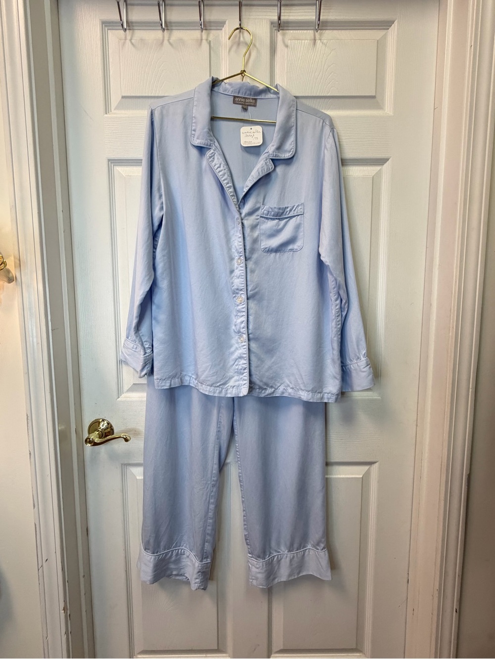 Annia Selke Light Blue Classic Pajama Set